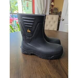 Shoes for Crews ACE Black BULLFROG PRO II Steel Toe Unisex Work Boots Sz M9 W11